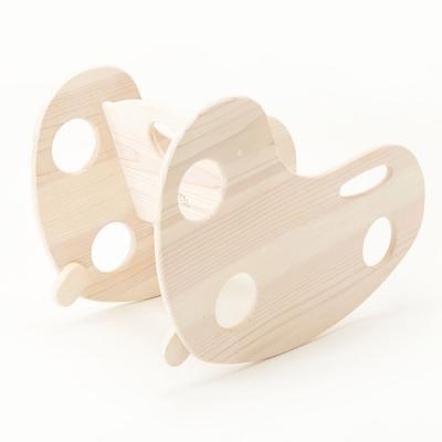 ふるさと納税 弘前市 ピーナッツチェア(子ども用ロッキングチェア)600×330×450mm|24_kms-300101 |  | 02