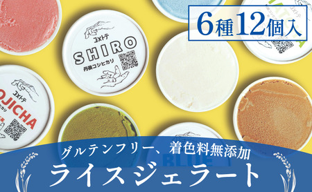 ライスジェラート 12個 セット アイス ジェラート お米 ライスジェラート