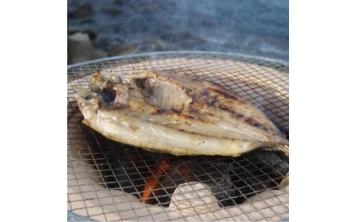 
振り塩仕立て　真アジ開き10枚セット　★長浜市場で水揚げ★
