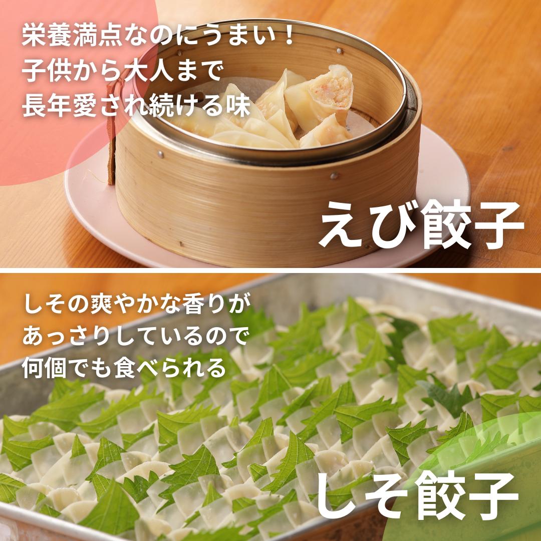 【ANA限定】⑫ぎょーざやさんの餃子詰め合わせセット　（3種　しそ＋えび＋黒豚　計54個）（027_5014）