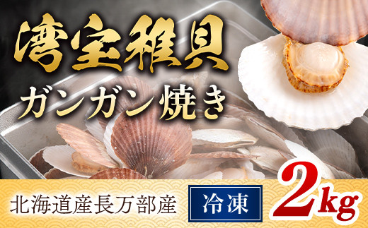 湾宝稚貝のガンガン焼き ふるさと納税 帆立稚貝 稚貝 帆立 ほたて ホタテ 焼きホタテ ガンガン焼き 急速冷凍 鮮度閉じ込め 北海道 長万部町 送料無料 OSMK003