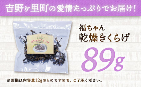 吉野ヶ里産 フルボ酸入り 福ちゃん 乾燥きくらげ 89g きくらげ キクラゲ[FDS003]