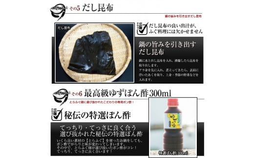 【若男水産】3年とらふぐ特選満足とらふぐセット 豪華9点盛り(5～6人前) 