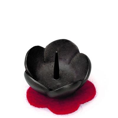 ふるさと納税 高岡市 【高岡銅器】うめ燭台　黒 |  | 01