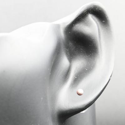 ふるさと納税 笛吹市 K18 PG フラッシュボールピアス　4ミリ　E316-R |  | 03