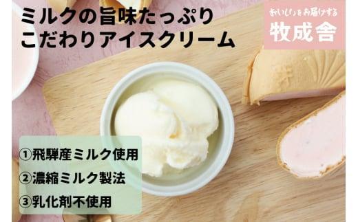 【12月配送】＜牧成舎＞ 飛騨の牛乳屋が作る ミルクの旨味たっぷり カップアイスクリーム  12個入り（バニラ/抹茶/いちご/ラムレーズン 各3個）| 年内発送 デザート 牧場 アイス 人気 おいしい