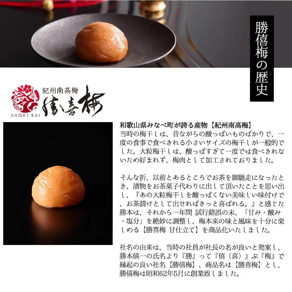 大粒の紀州南高梅 人気のはちみつ仕立て「極」10包　塩分約8％　 shokibai001B【shokibai001B】