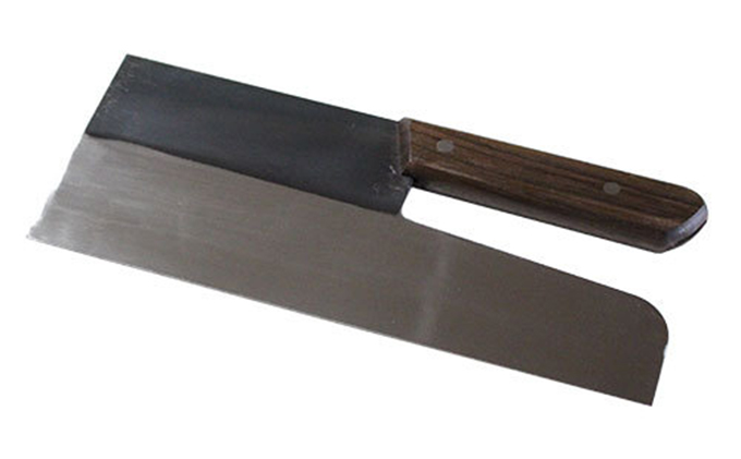 麺切包丁 300mm 国栄 S-1 全鋼 そば切包丁 本格手打鍛造品 キッチン用品 工芸品 手造り包丁 