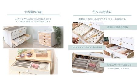 スタッキング 小物チェスト luster ラスター 5段5杯 ミニ 収納 整理 卓上 ボックス 卓上ボックス 卓上ケース ミニチェスト 収納ケース レターケース A4 収納家具 引き出し 棚 おしゃれ