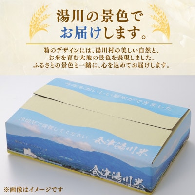 【発送月固定定期便】湯川村産コシヒカリ精米10kg(R8.10月-12月・R9.1月-8月)全11回【4091735】
