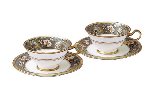 【ノリタケ】サブライム カップ&ソーサーセット 058-H862