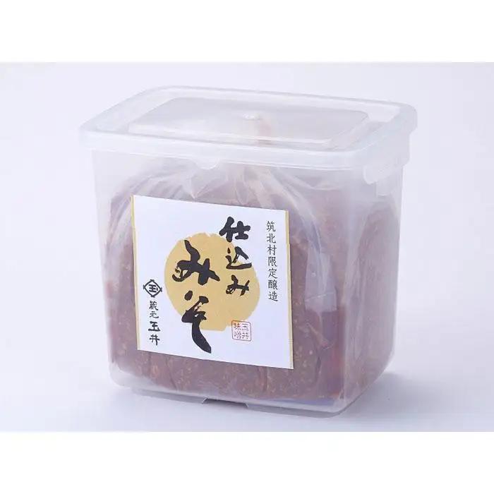隔月お届け ＜玉井味噌＞筑北伝統みそ造り 限定仕込み（2kg）【定期便・計３回】