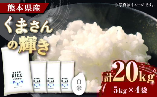 くまさんの輝き 白米 20kg【有限会社  農産ベストパートナー】 [ZBP125]