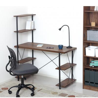 ふるさと納税 海南市 らくらく組立ラックデスク　ダークブラウン |  | 01