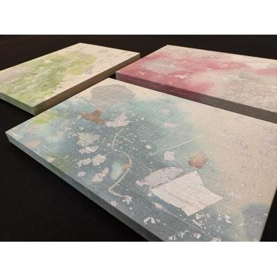 ふるさと納税 中野市 箔アートプレート　2Lサイズ3枚選-1 |  | 01