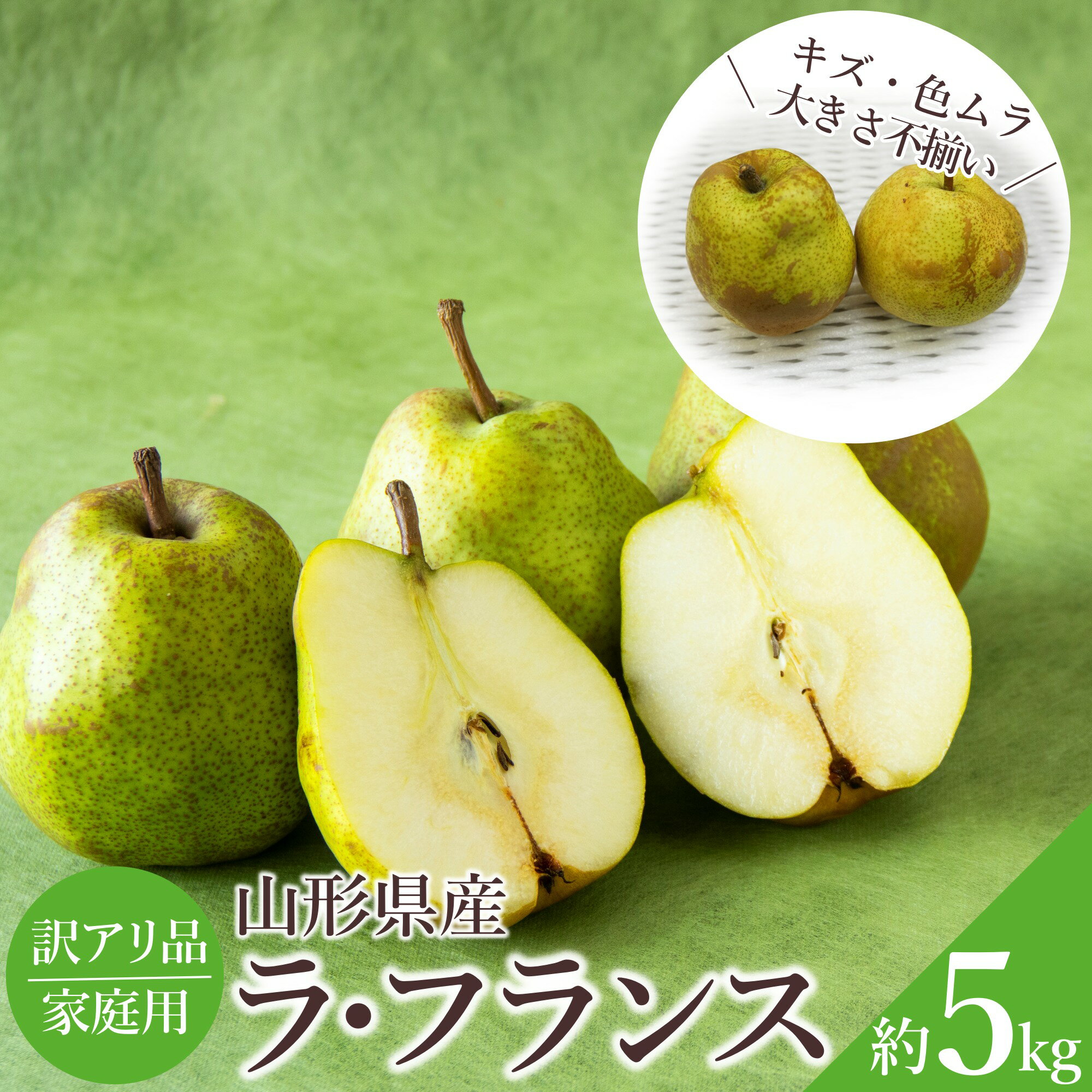 【ふるさと納税】【2026年発送】ご家庭用訳ありラ・フランス約5kg_H071(R8)