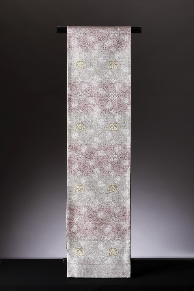  SG‐07　御山杉染め　袋帯　花喰鳥葡萄唐草文　「お仕立（帯芯付き）」_イメージ5