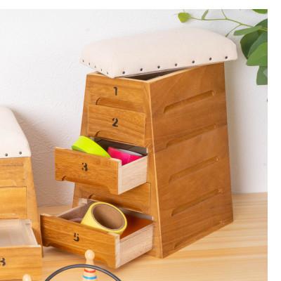 ふるさと納税 府中市 国産 跳び箱型小物入れ引出し5段 TOBIcoBACO ザズー |  | 02