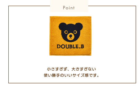 （今治タオルブランド認定）ミキハウス ミニタオル 1枚 （黄） [I002560HT1Y]