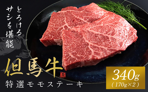 【但馬牛】特選モモステーキ170g×2枚 但馬牛 モモ モモ肉 牛モモ 牛ももステーキ 牛モモステーキ ステーキ ステーキ肉 牛ステーキ 牛肉 牛 肉 お肉 黒毛和牛 ブランド和牛 国産和牛 兵庫県 朝来市 AS1CA11