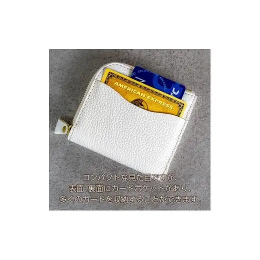 本革 L字ファスナー ミニ財布 日本製 レザー 革製品 コンパクト 小銭入れ Liete WH-23 レモンイエロー