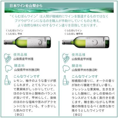 ふるさと納税 山梨県 くらむぼん ワイン 4本セット |  | 01