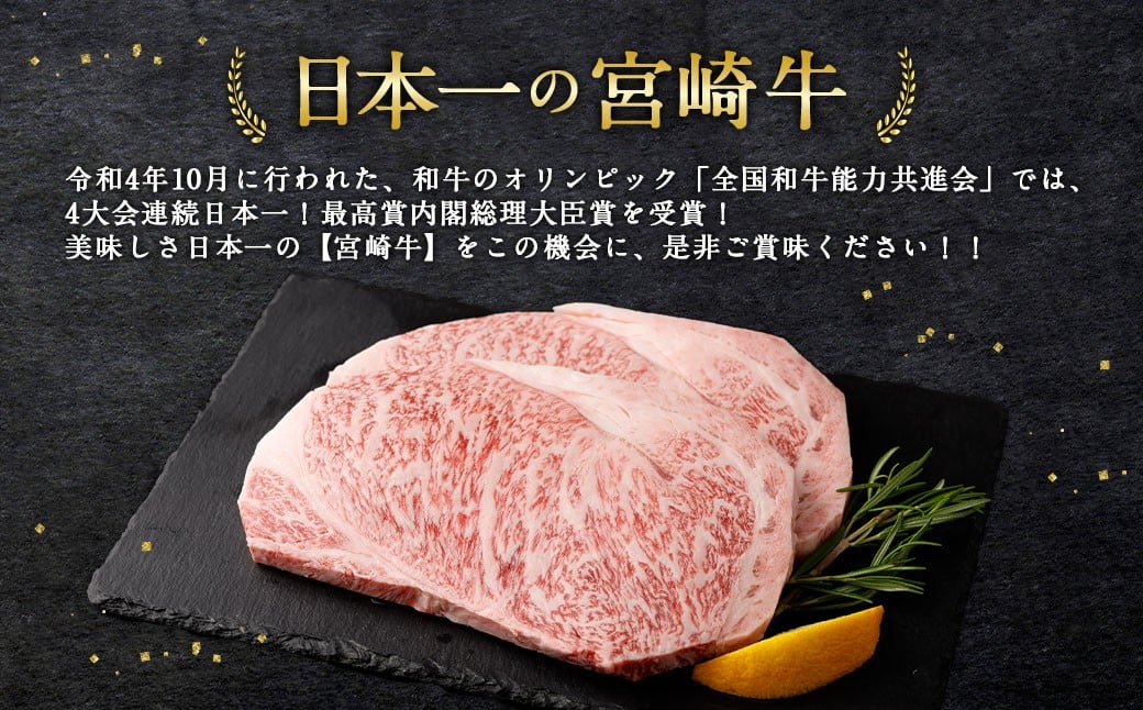 ＜宮崎牛 ロースステーキ 2枚 500g＞翌月末迄に順次出荷 新生活応援 卒業祝い 就職祝い 入学 卒業 お花見 引越し