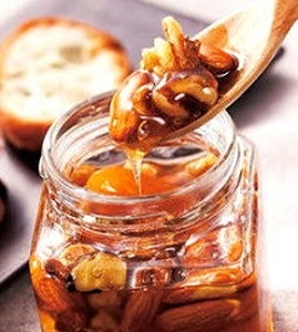 013-18　牧之原産ハニーボーイのナッツのはちみつ漬けとハニーセット