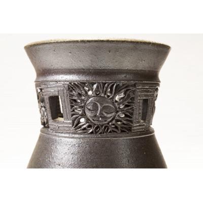 ふるさと納税 備前市 透かし花器　木戸明彦作 |  | 02