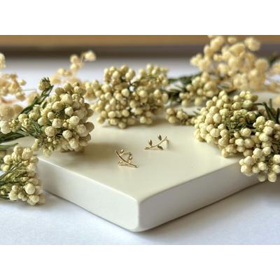 ふるさと納税 甲府市 K18 小枝モチーフピアス(PE8058)