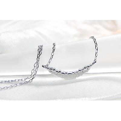 ふるさと納税 昭和町 【0.12ct】PT900 グラデーション ダイヤモンド ネックレス |  | 02