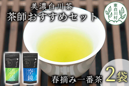 茶蔵園厳選 茶師のおすすめセット 2袋入 各70g お茶 日本茶 緑茶 煎茶 春摘み一番茶 一番茶 9000円