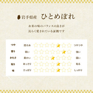 米 ひとめぼれ 20kg (10kg×2) 無洗米 盛岡市産 お米マイスター推奨 お米 おこめ こめ コメ 岩手県 岩手 盛岡