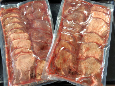 和顔 厚切り牛たんセット[塩味×2ｐ] 1kg(500g×2p)