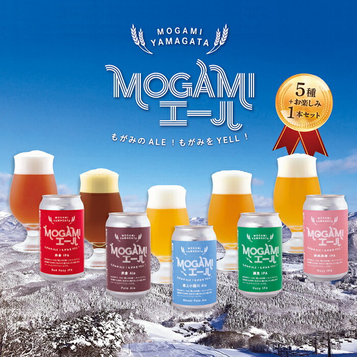 【ふるさと納税】クラフトビール MOGAMIエール 5種＋1本の6本セット