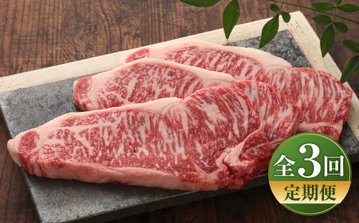 【全3回定期便】【GI認証】くまもとあか牛サーロインステーキ 約200g×3枚 / 菊陽町 あかうし 熊本県 肉 にく niku ブランド 旨み【有限会社 三協畜産】 [BHAS066]