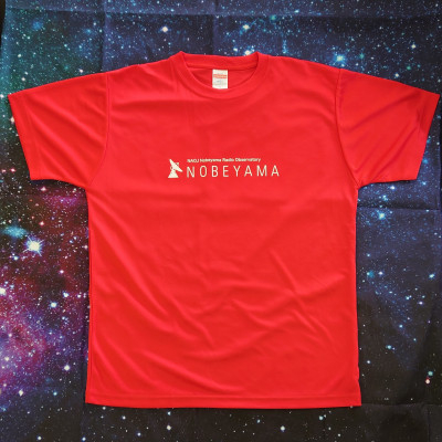 
国立天文台野辺山オリジナルTシャツ　-赤XLサイズ-【1298469】
