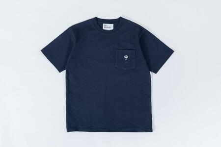 【KEY MEMORY】Natural Label Pocket T-shirts NAVY〈2〉メンズMサイズ