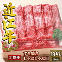 【ふるさと納税】 定期便 3回 近江牛 すき焼き しゃぶしゃぶ 赤身 800g 3ヶ月 牛肉 肉 すきやき スキヤキ しゃぶしゃぶ 国産 ブランド牛 日本三大和牛 和牛 黒毛和牛 竜王産 産地直送 澤井牧場 滋賀県 竜王町 送料無料 ギフト プレゼント 贈り物 冷凍