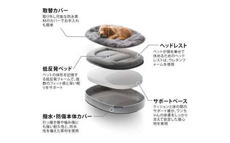 【アンビエントラウンジジャパン】犬ペットラウンジベージュ・ラビットベージュ(Sサイズ)※小型犬向け LOWタイプ ELITE【 栃木県 足利市 】 F7Z-1415