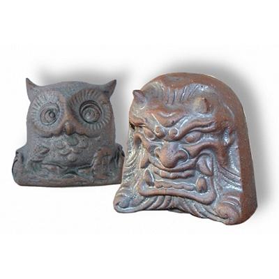 ふるさと納税 阿賀野市 【安田瓦】　縁起物・魔除けセット