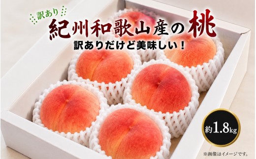 
                  【ご家庭用訳あり】紀州和歌山産の桃　約1.8kg（5玉〜8玉）※2027年7月中旬頃〜8月中旬頃順次発送（お届け日指定不可）【uot873A】
                