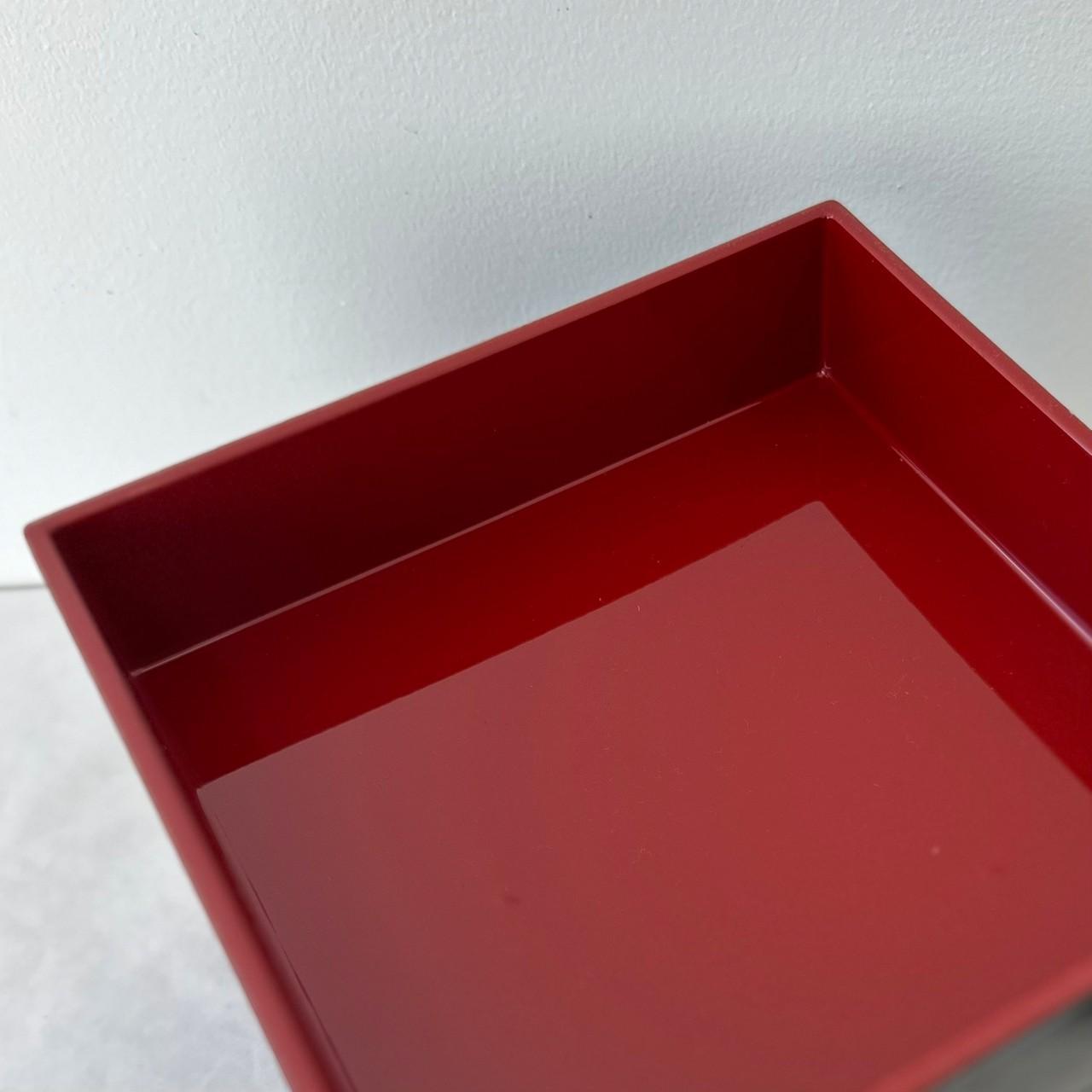 三段重箱 黒内朱 吉兆鶴 お重 紀州漆器 重箱 おせち おせち料理 お正月 年末年始 運動会 3段 【YG4】　CC03VC01_イメージ4