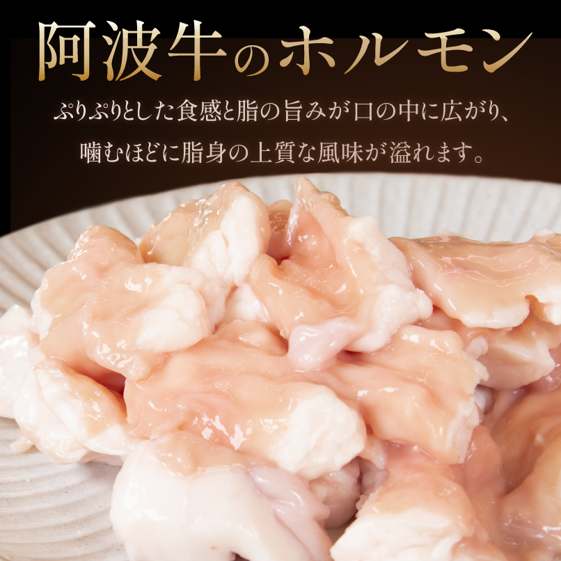 ホルモン 小腸 阿波牛 塩漬け 200g×3パック 小分け 計600g 国産 牛 黒毛和牛 鍋 焼肉 脂 焼き ホソ もつ 肉 牛肉 BBQ 【北海道・東北・沖縄・離島への配送不可】