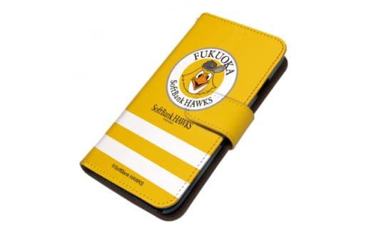 福岡ソフトバンクホークス iPhoneケース 手帳型 pattern-ip7-2【1225081】