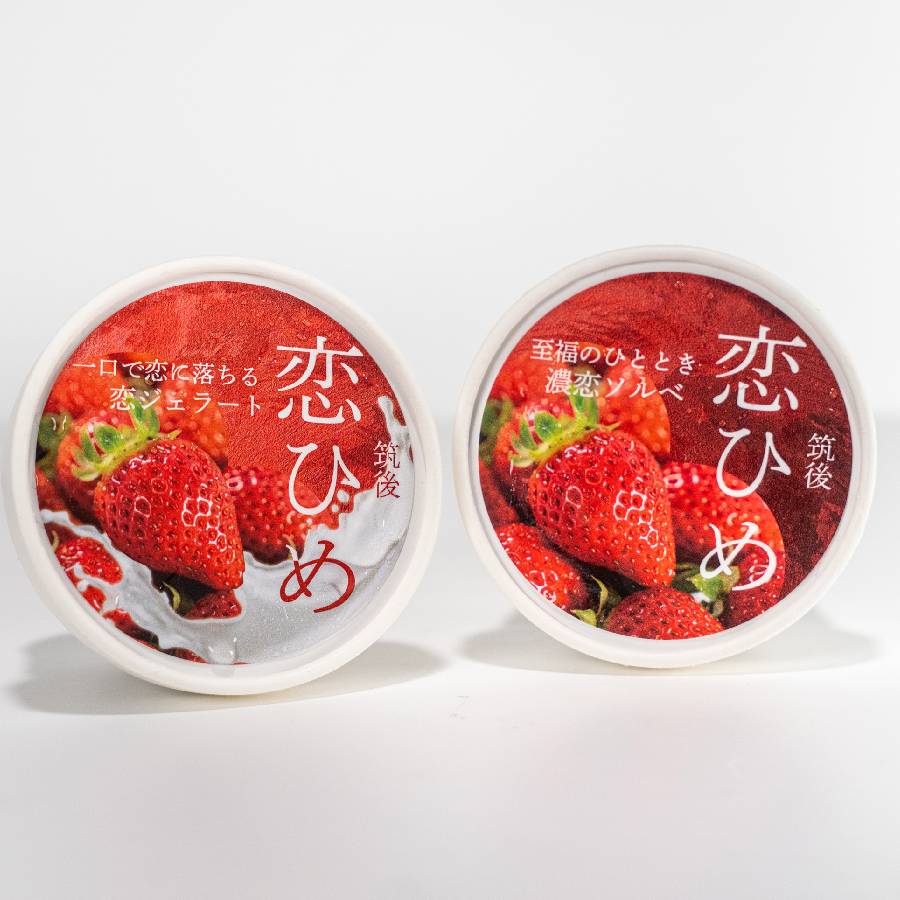 濃恋ソルベ３個入 恋ジェラート３個入 計６個入80ml×6