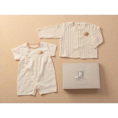 ふるさと納税 横浜市 カーディガン&amp;ロンパース　ギフトボックス付き TAK129