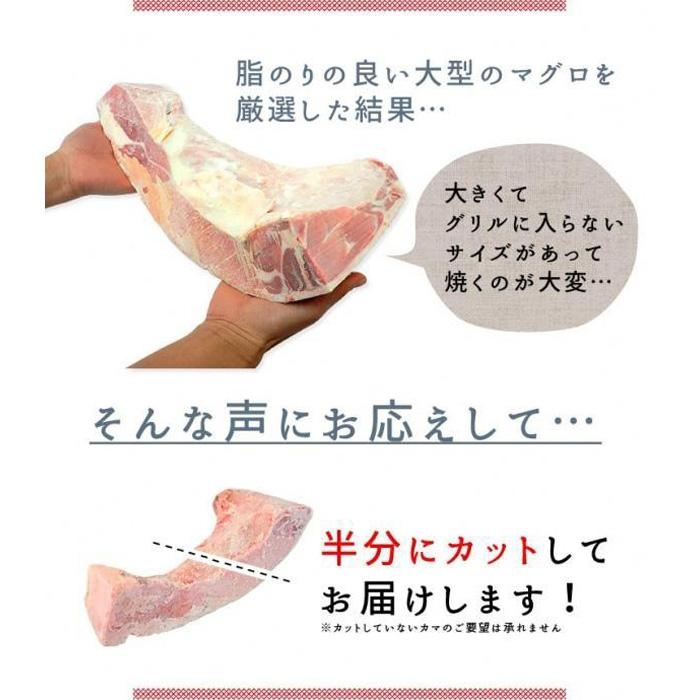 南マグロ大トロカマ1kg | 加熱用 冷凍 塩焼き 煮付け まぐろ 鮪 マグロ 焼き魚 高級種 希少部位 | DG016-1kg 【単品】南マグロ大トロカマ1kg