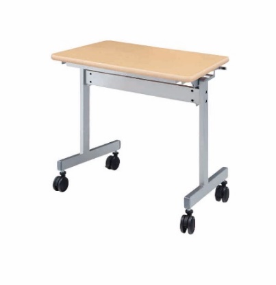 スタックテーブル 750×450 KV7545-NN（1.ナチュラル） スタッキング デスク キャスター テーブル 愛西市 / タック株式会社[AEAH016-1]