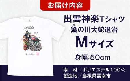 出雲神楽 簸の川大蛇退治カラーTシャツ FN-03 Mサイズ 島根県雲南市/田部写真館 [AICZ012]